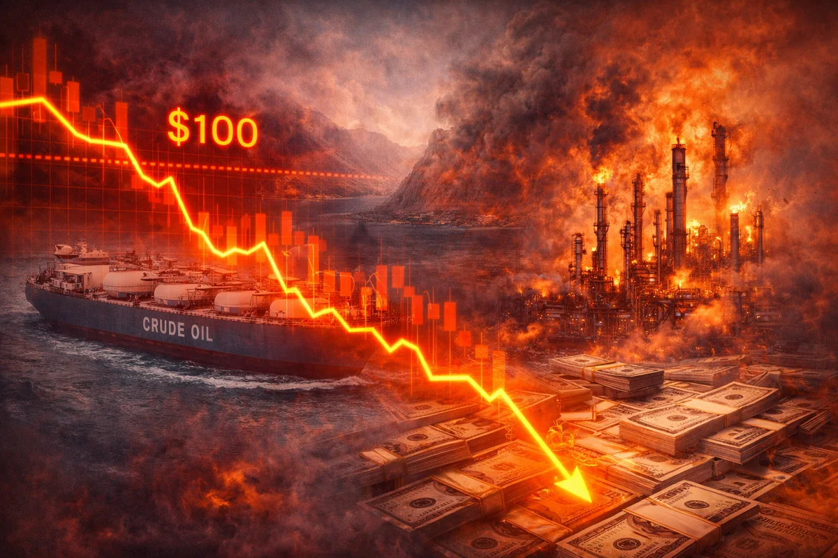 Crude Slips but Stays Firm Above $100 Amid 10-Day Iran Strike Pause