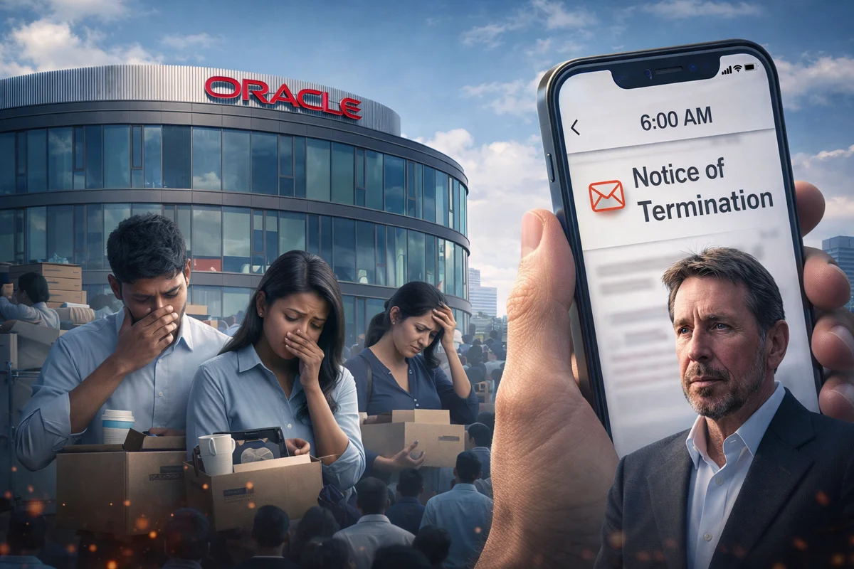 Oracle - global financial news illustration