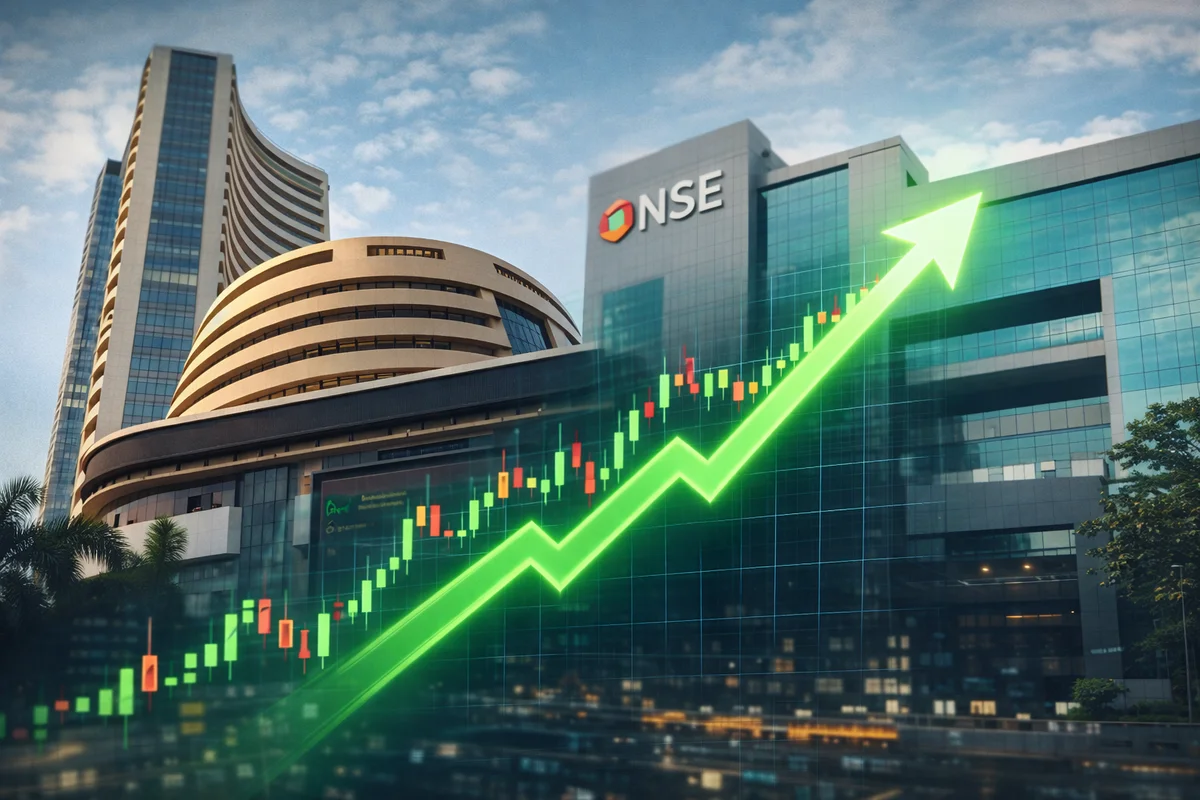 Sensex Nifty Today Markets Rebound as US Iran Ceasefire Hopes Lift Sentiment