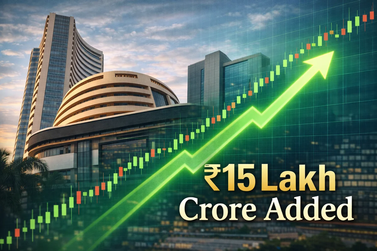 5 Key Triggers Behind Today’s ₹15L Cr Market Rally