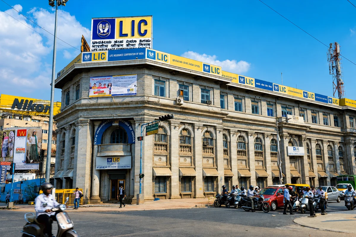 LIC’s $2 Billion Contrarian Bet: 10 Stocks the Insurance Giant Bought in Market Fall