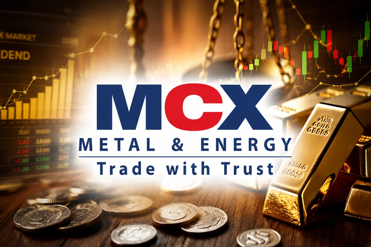 MCX Gold, Silver - financial news illustration