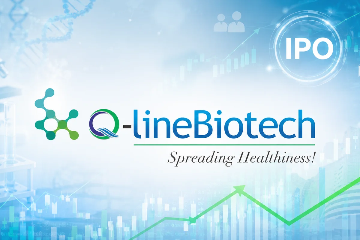 Q-Line Biotech - IPO announcement illustration