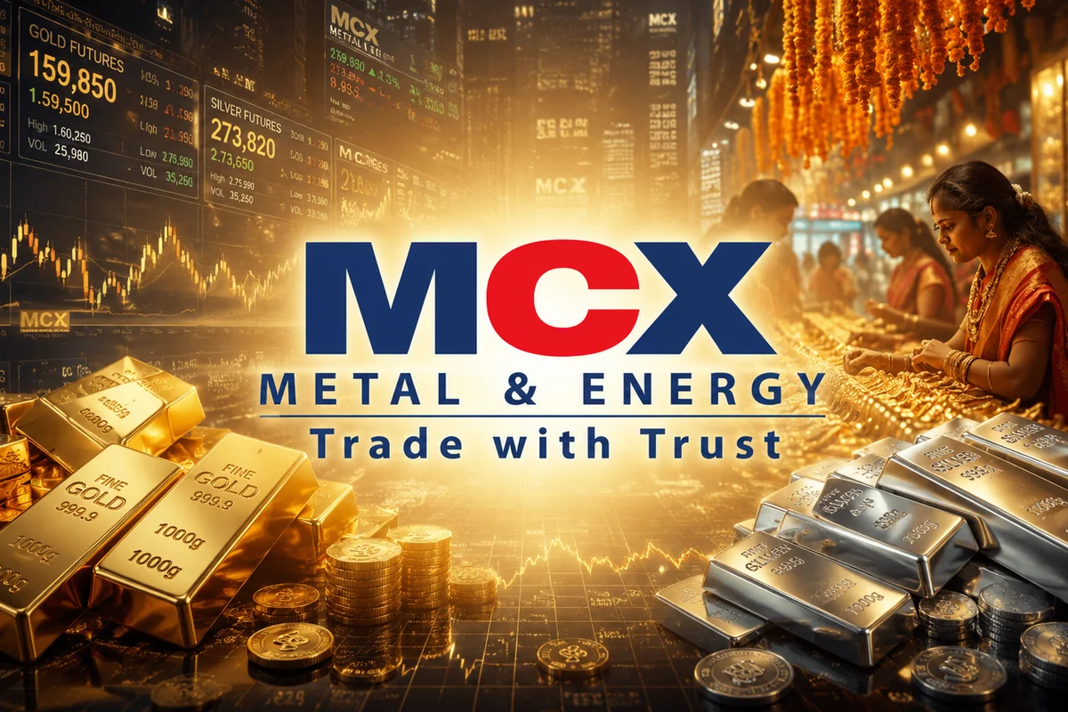 MCX Gold Silver - financial news illustration
