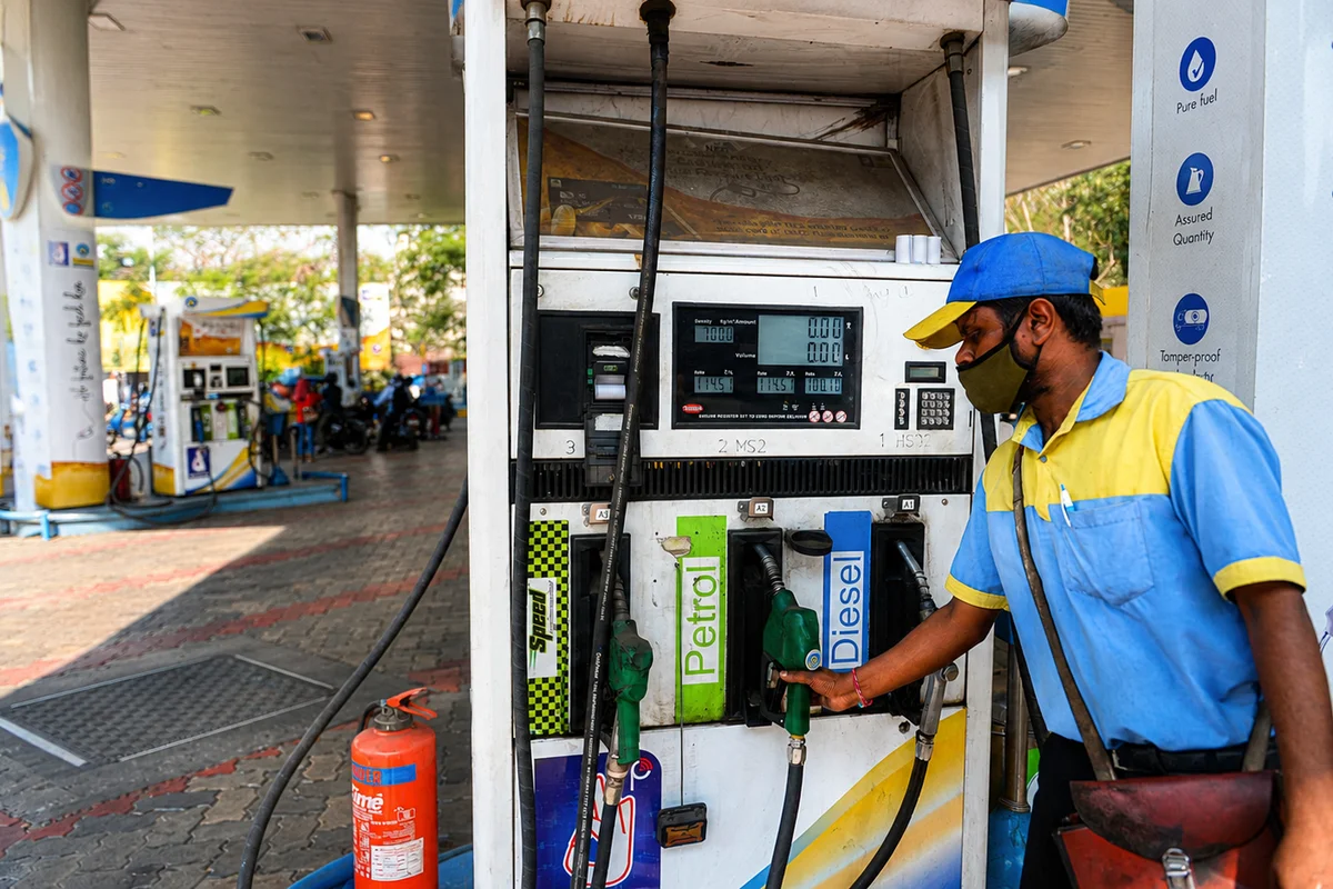 Petrol, Diesel - financial news illustration