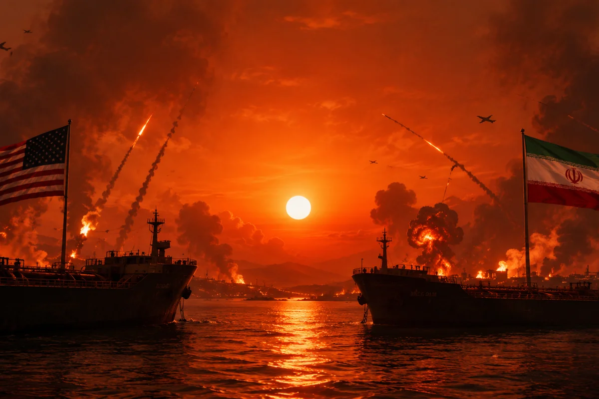 US vs Iran: Missile Attacks Shake Global Markets as Brent Crude Nears $100