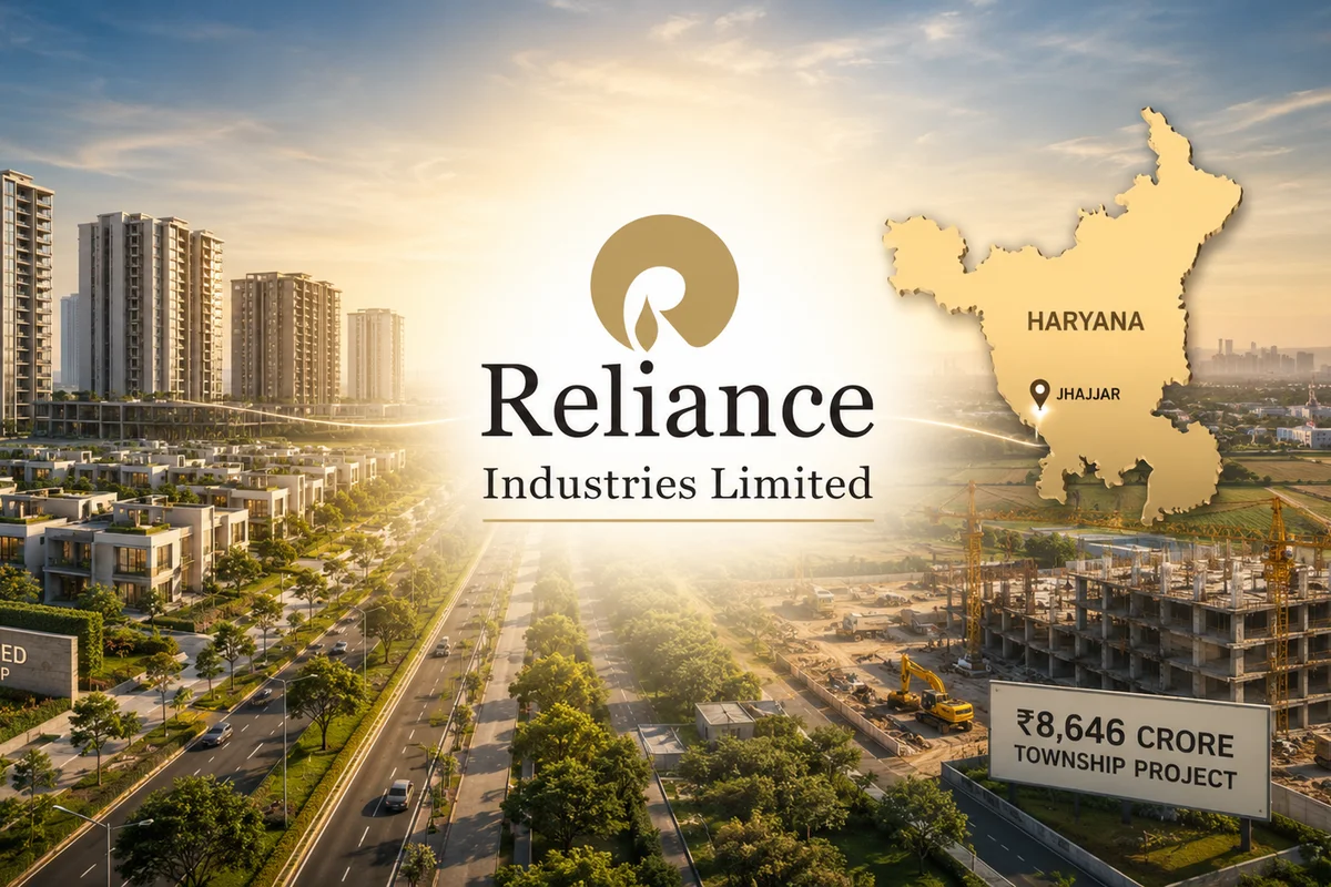 Reliance Industries Signs ₹8,646 Crore Township Development Deal with Haryana Government