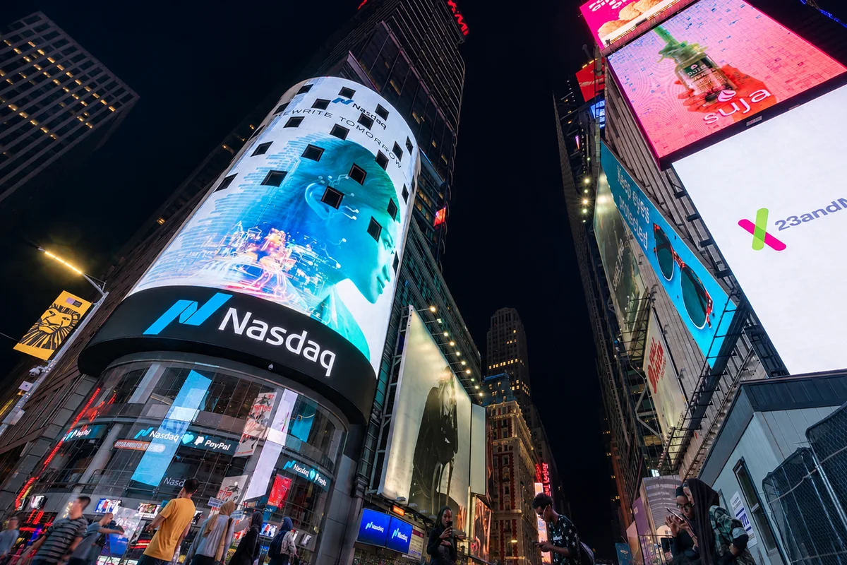 NASDAQ - financial news illustration
