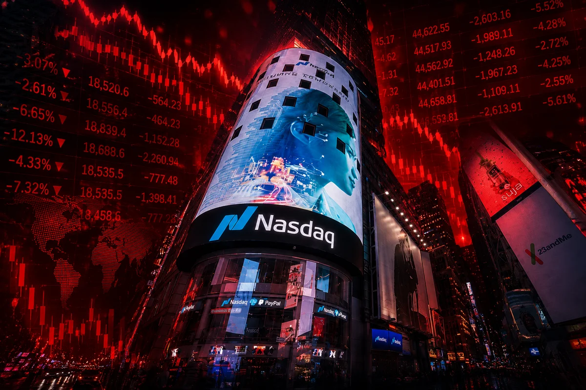 NASDAQ - financial news illustration
