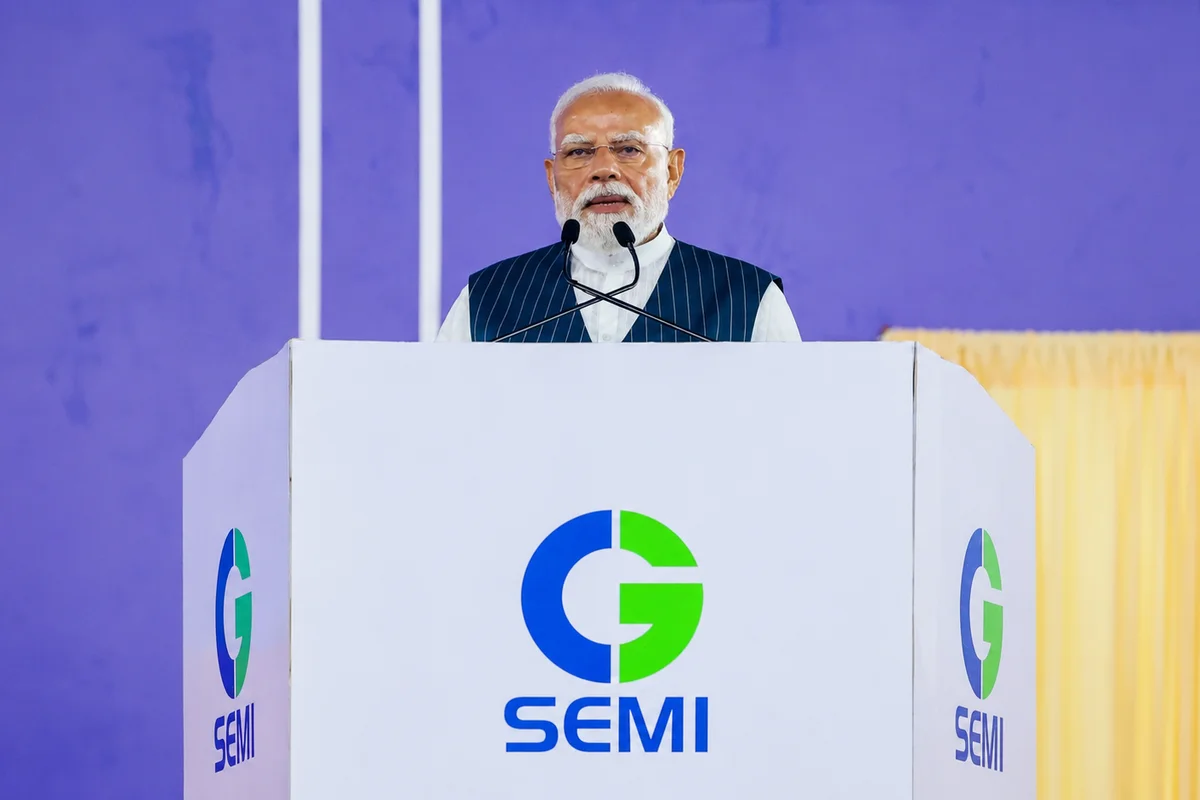 PM Modi Inaugurates Semiconductor Facility in Gujarat, Says India’s Chip Ecosystem Will Drive Jobs and Growth