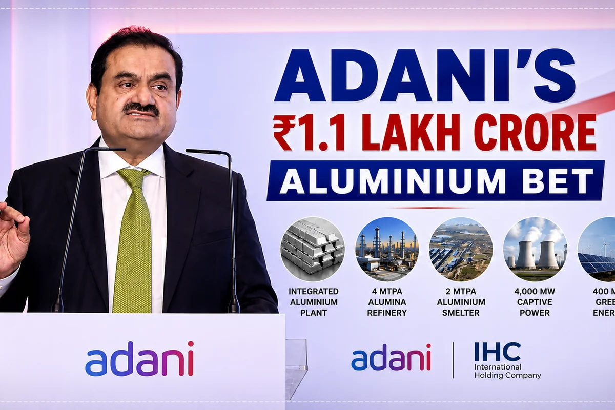 Adani Enters India's Aluminium Market with ₹1.1 Lakh Crore Mega Project, Challenges Hindalco-Vedanta Duopoly