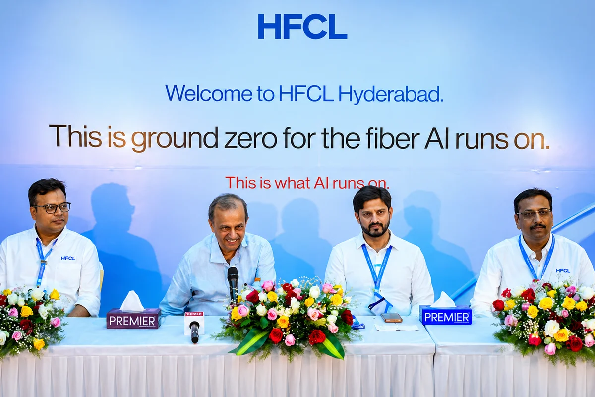 HFCL Launches OptiQ AI Brand for AI Data Centres, Targets $73 Billion Optical Connectivity Market by 2030