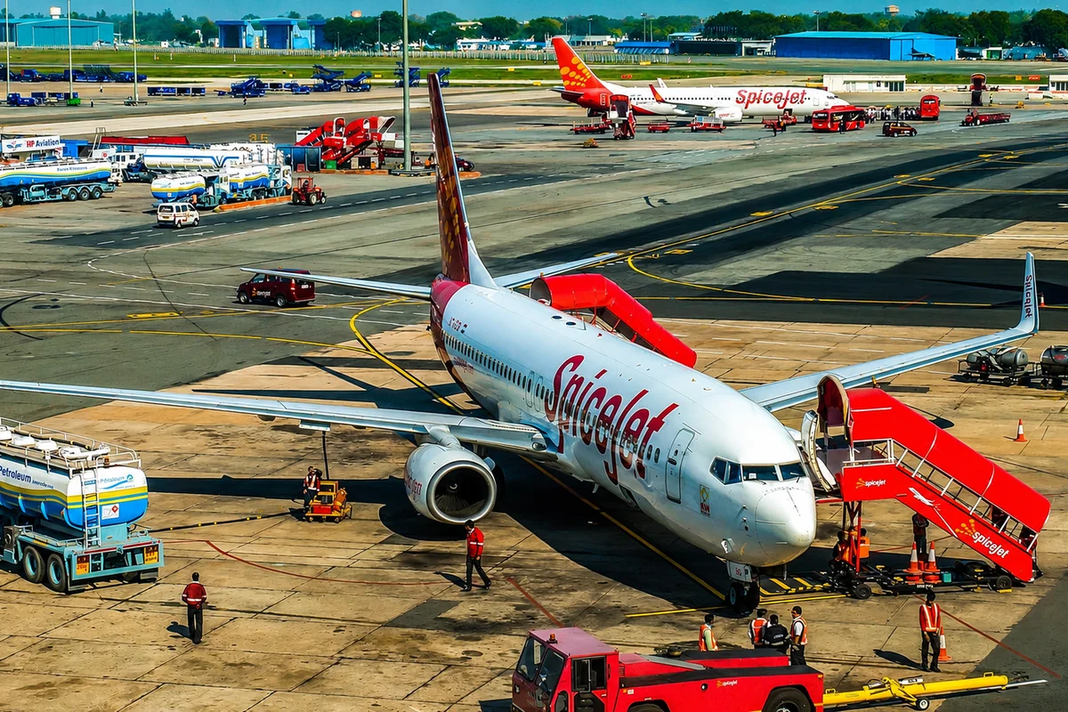 SpiceJet - stock market news illustration