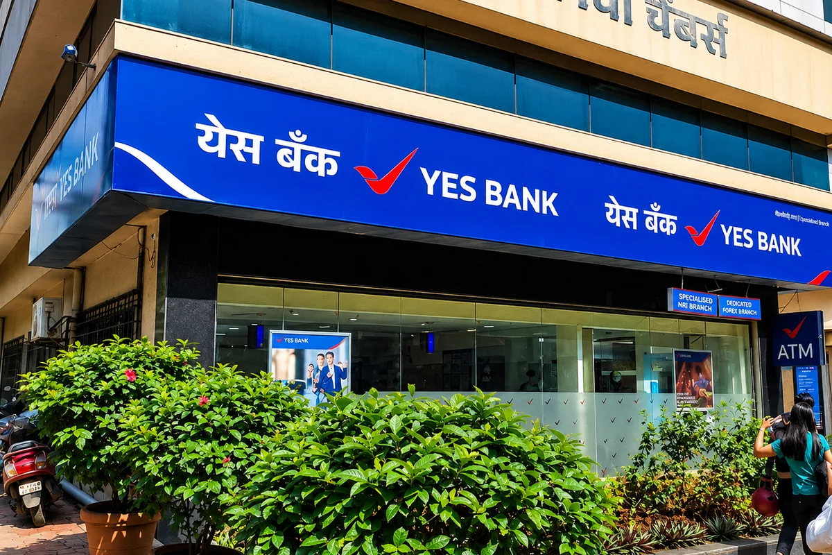 Yes Bank - stock market news illustration