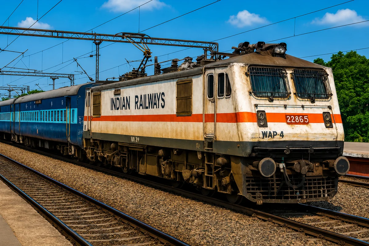 Railway Stocks - stock market news illustration