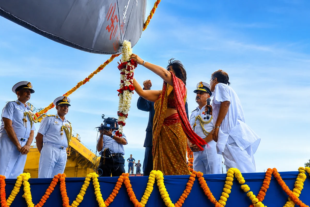 Indian Navy - stock market news illustration