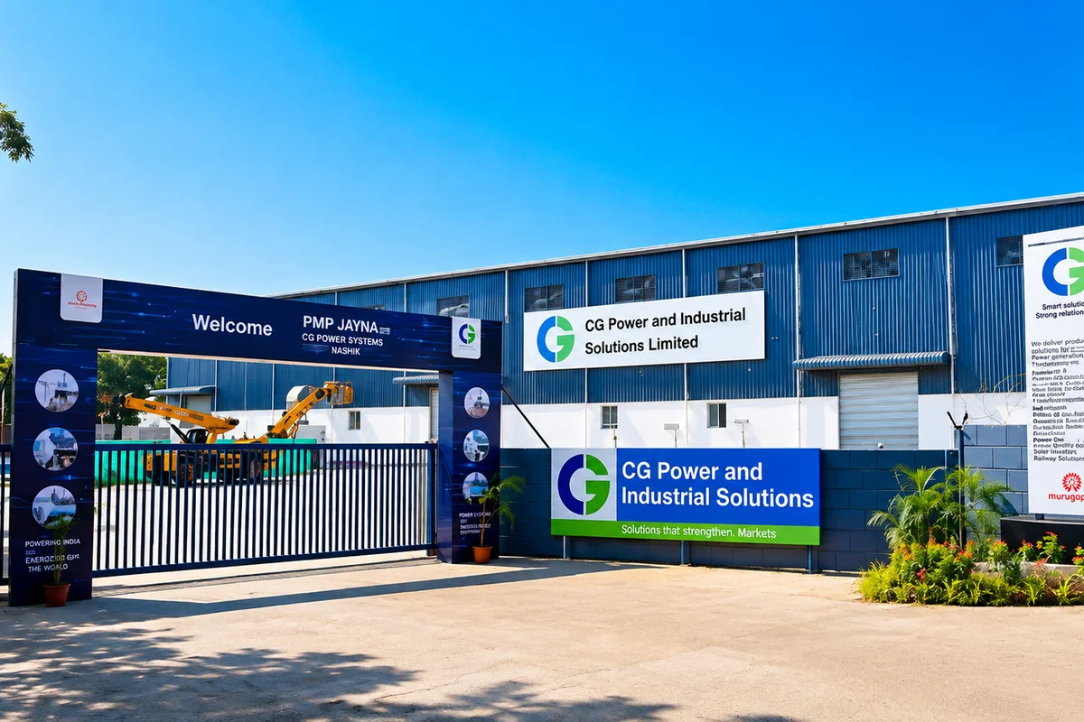 CG Power & Industrial Solutions Limited - stock market news illustration