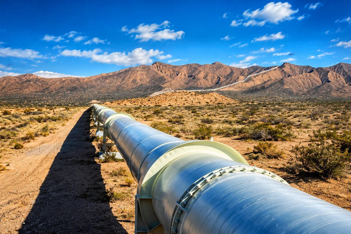 Iran Natural Gas - global financial news illustration