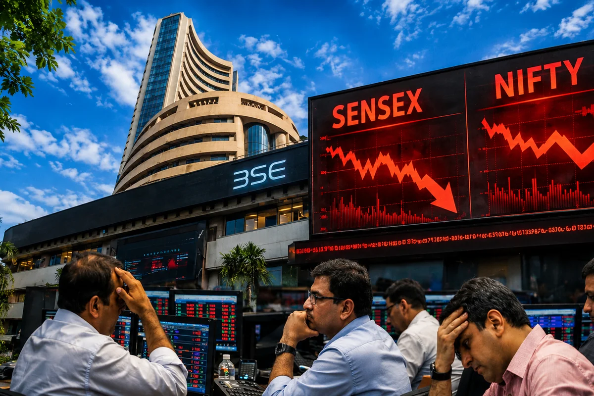 Indian Share Market - market analysis illustration