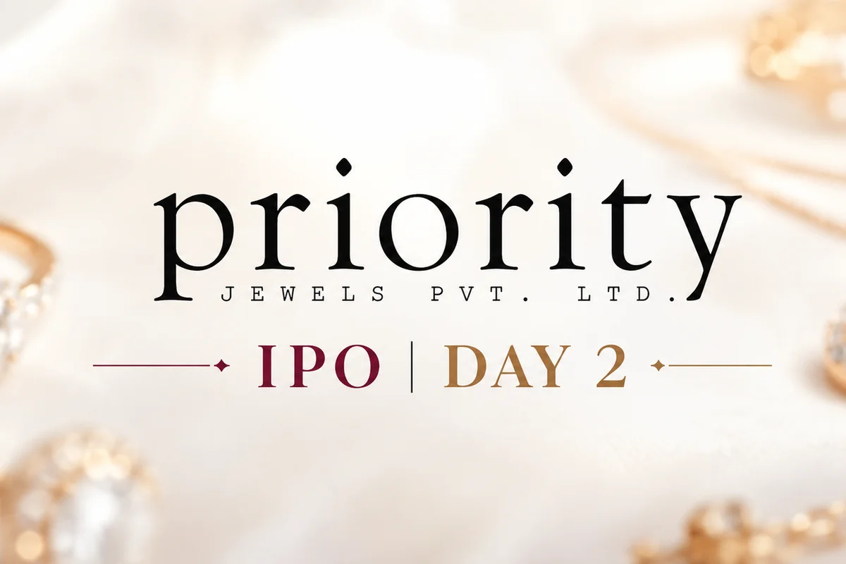 Priority Jewels IPO Day 2 (31 Aug): IPO Gets 21.49x Subscribed and GMP Hits ₹45