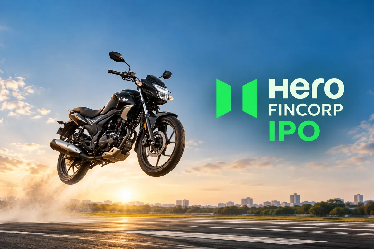 Hero FinCorp IPO - IPO announcement illustration
