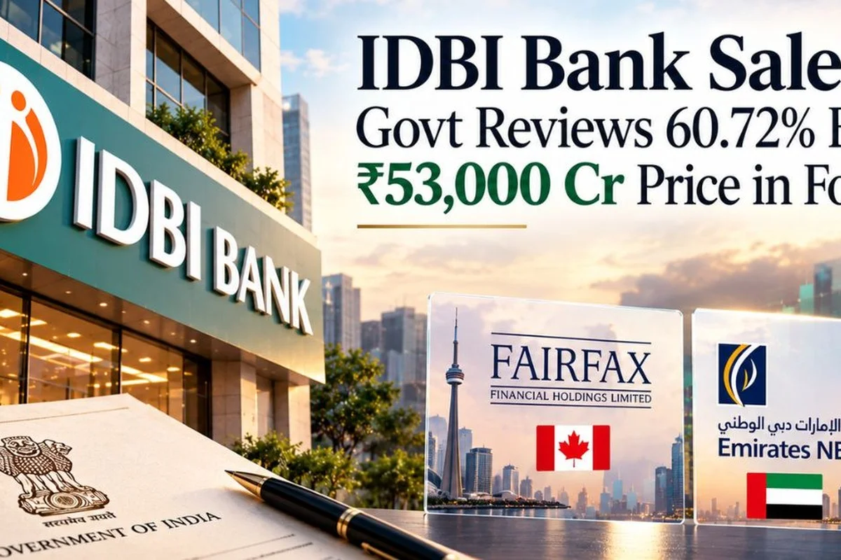 Fairfax to Acquire 60.72% Stake in IDBI Bank for Rs 53,000 Cr