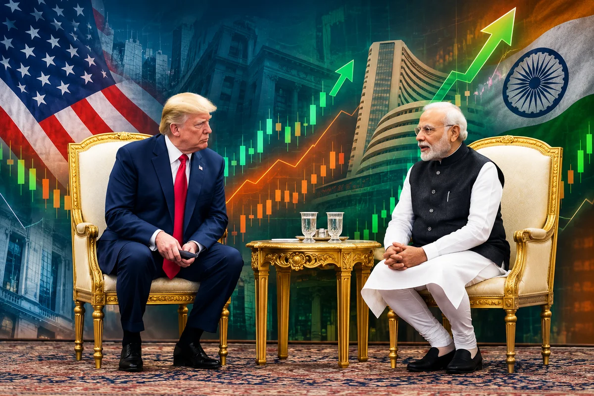 India US trade deal - market analysis illustration