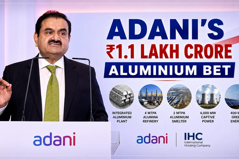 Adani Enters India's Aluminium Market with ₹1.1 Lakh Crore Mega Project, Challenges Hindalco-Vedanta Duopoly