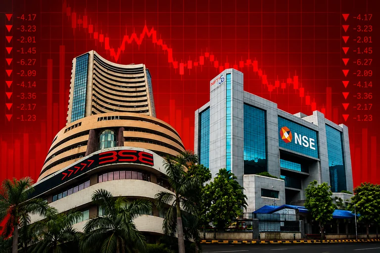 Indian Stock Market Today: Sensex, Nifty Fall as Crude Nears $100