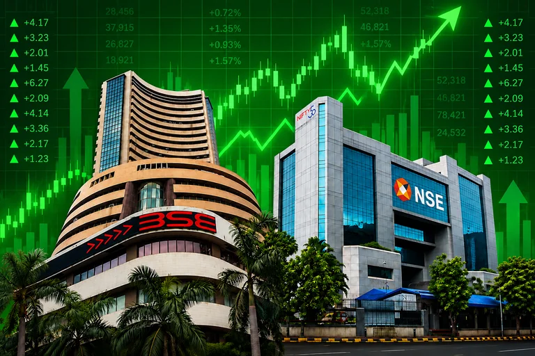Indian stock market today: Sensex rises 350 points, Nifty above 23,200 as HCL Tech, M&M and Axis Bank gain