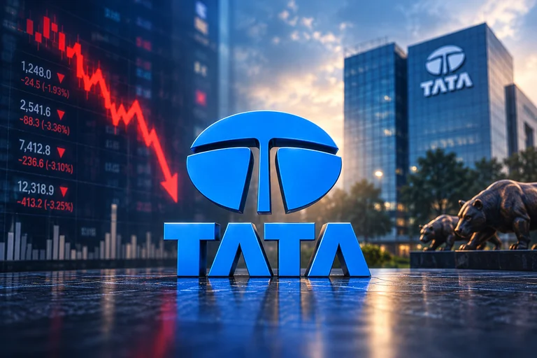 Share Market Today: Tata Stocks Fall Up to 7%, TCS, Tata Motors PV Among Stocks in Focus