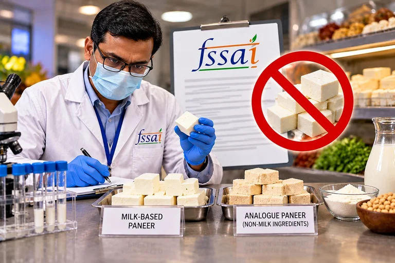 FSSAI Proposes Ban on Analogue Paneer Made Without Milk