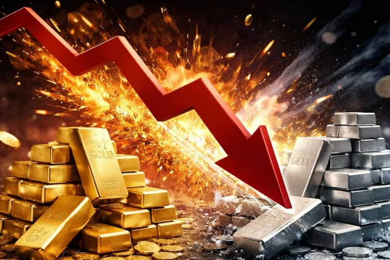 Gold and Silver Prices Fall as Crude Hits $112 Check Why